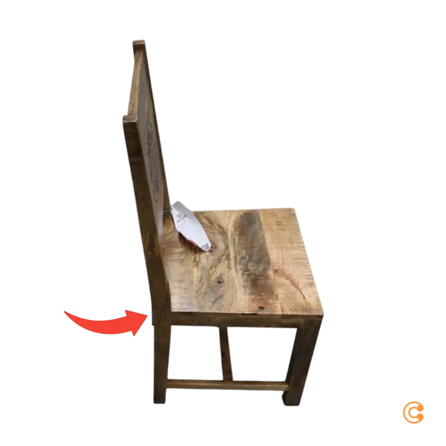 C-Ware Wolf Möbel Esszimmerstuhl Keywest 2er Set Mango Massiv Sitzmöbel Siehe Text/Foto - 4250240260009