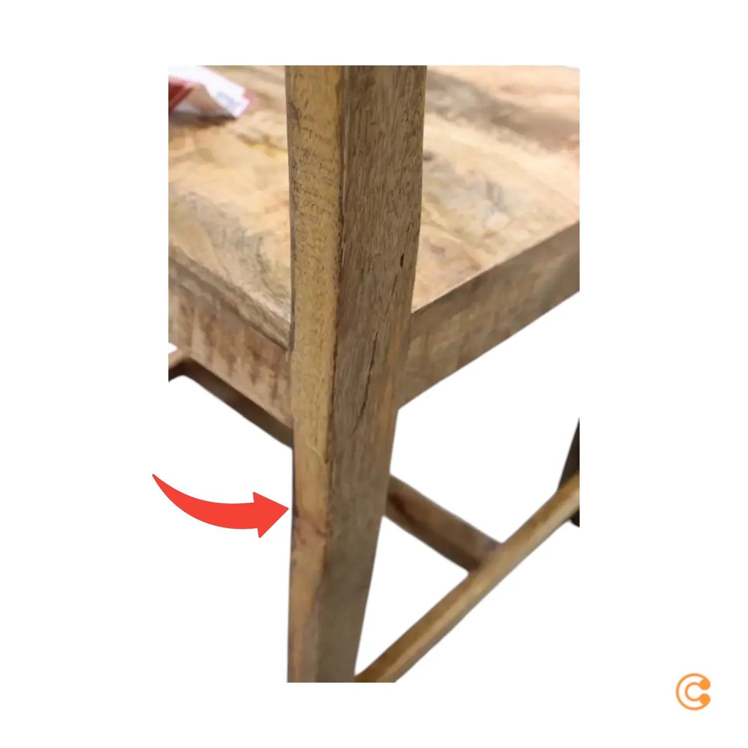 C-Ware Wolf Möbel Esszimmerstuhl Keywest 2er Set Mango Massiv Sitzmöbel Siehe Text/Foto - 4250240260009