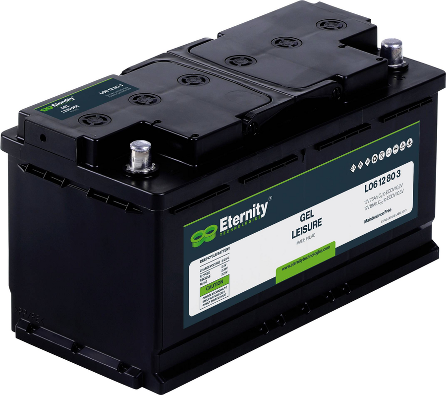 Eternity L06 12 80 3 Bleiakku 12 V 80 Ah Blei Gel Wartungsfreie Blei Gel Batterie B-Ware - 2050007090823