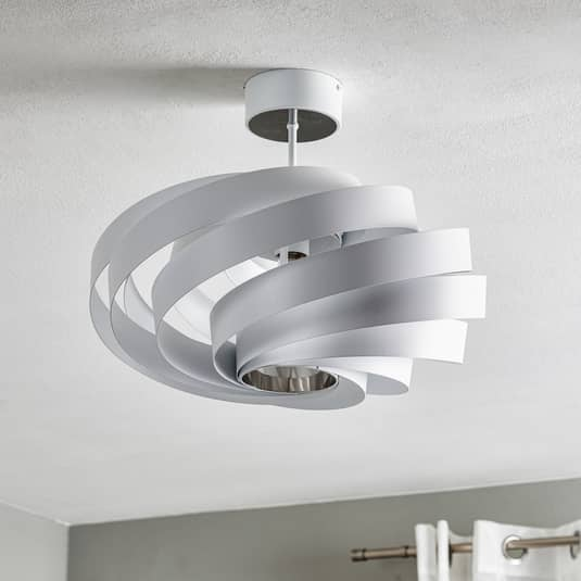 Euluna Deckenlampe Deckenlampe Hängeleuchte Lampe Leuchte Vento Weiß ø 50cm B-Ware - 11800217104238