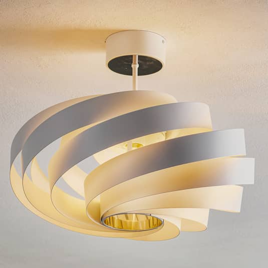 Euluna Deckenlampe Deckenlampe Hängeleuchte Lampe Leuchte Vento Weiß ø 50cm B-Ware - 11800217104238