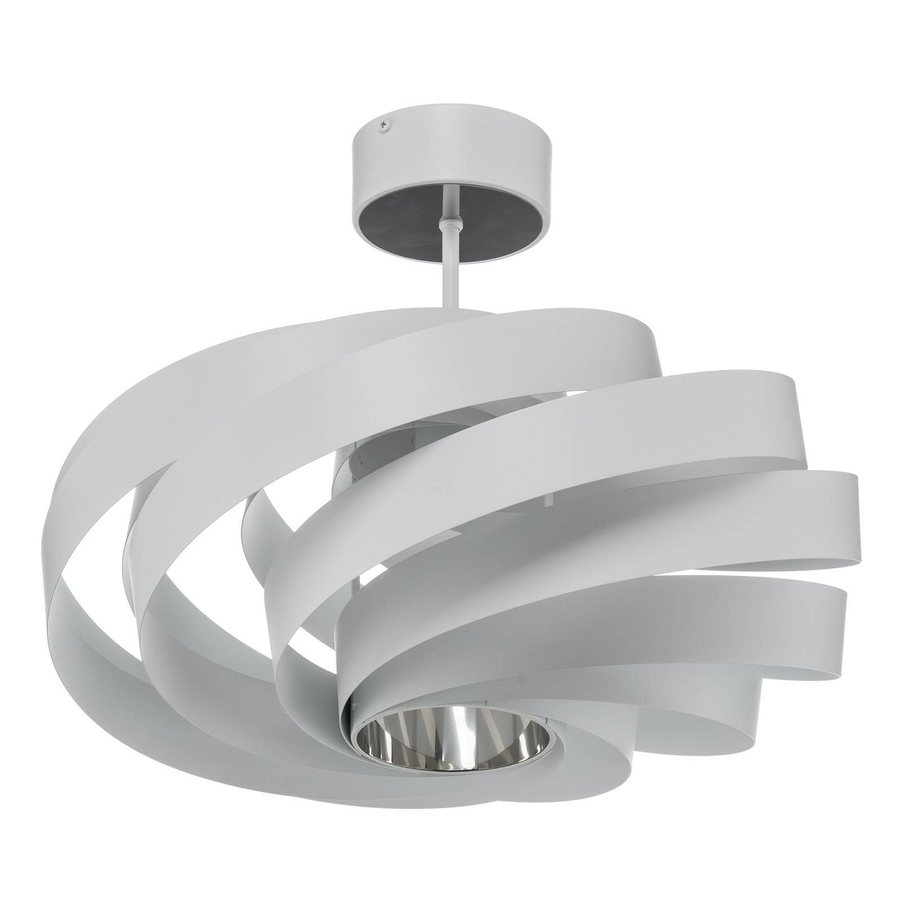 Euluna Deckenlampe Vento Deckenlampe Lampe Leuchte E27 Stahl Weiß ø 50cm B-Ware - 17700325656357