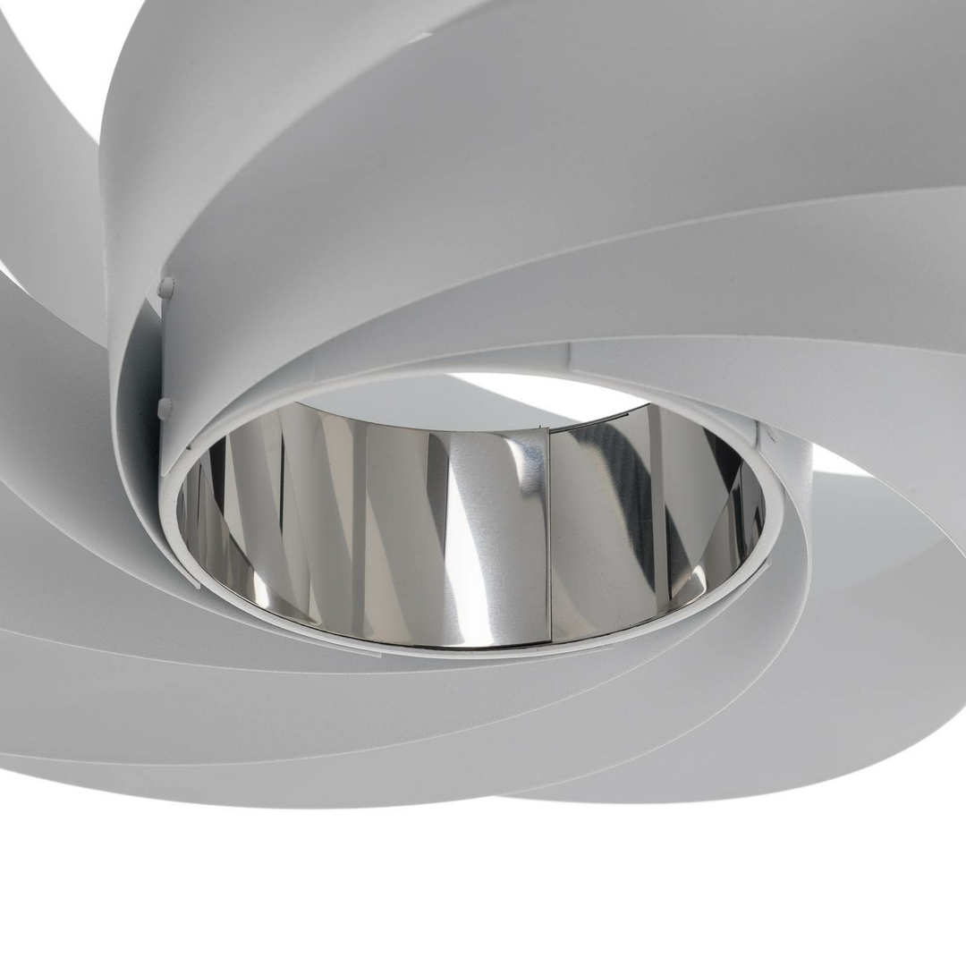 Euluna Deckenlampe Vento Deckenlampe Lampe Leuchte E27 Stahl Weiß ø 50cm B-Ware - 17700325656357