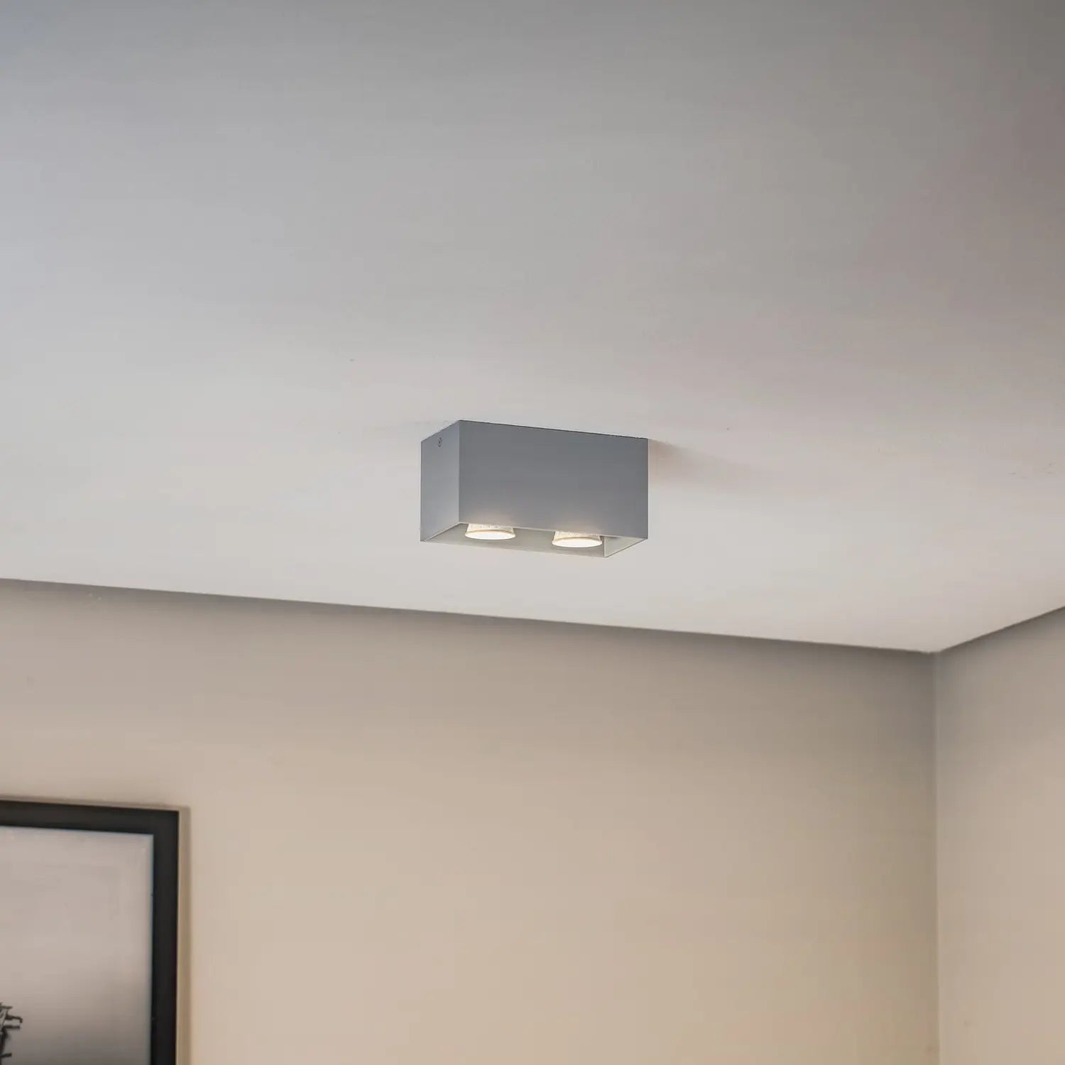 B-Ware Euluna Deckenleuchte Lampe Ara Maxi Aluminium Grau Gu10 Led Dimmbar 2 Flammig - 5903282710641
