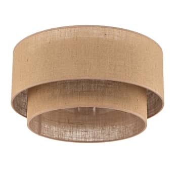 Euluna Boho Jute Deckenleuchte Deckenlampe Deckenlicht Leuchte Naturbraun ø45cm B-Ware