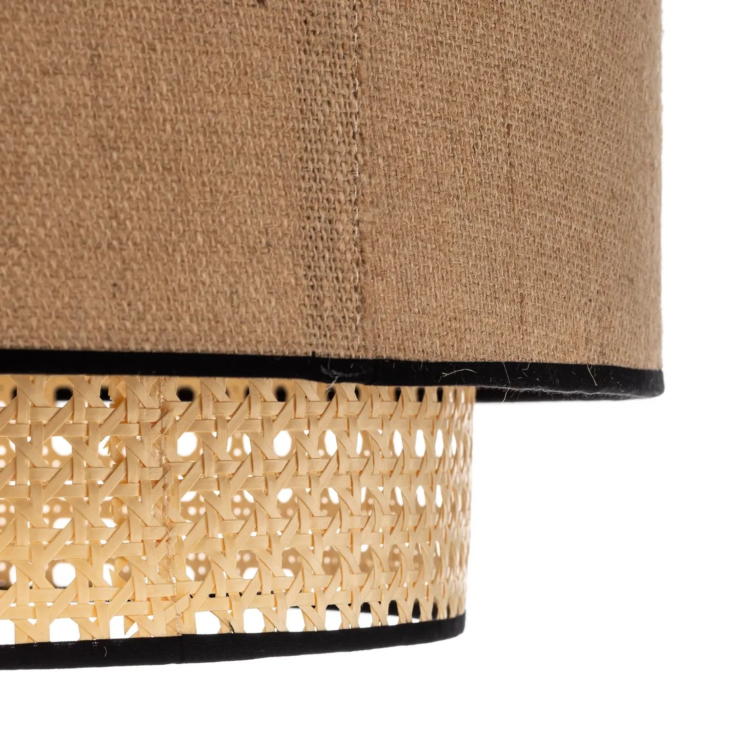 B-Ware Euluna Deckenlampe Boho Rattan Deckenlampe Deckenlicht Lampe Leuchte E27 Rattan  - 5903689184298