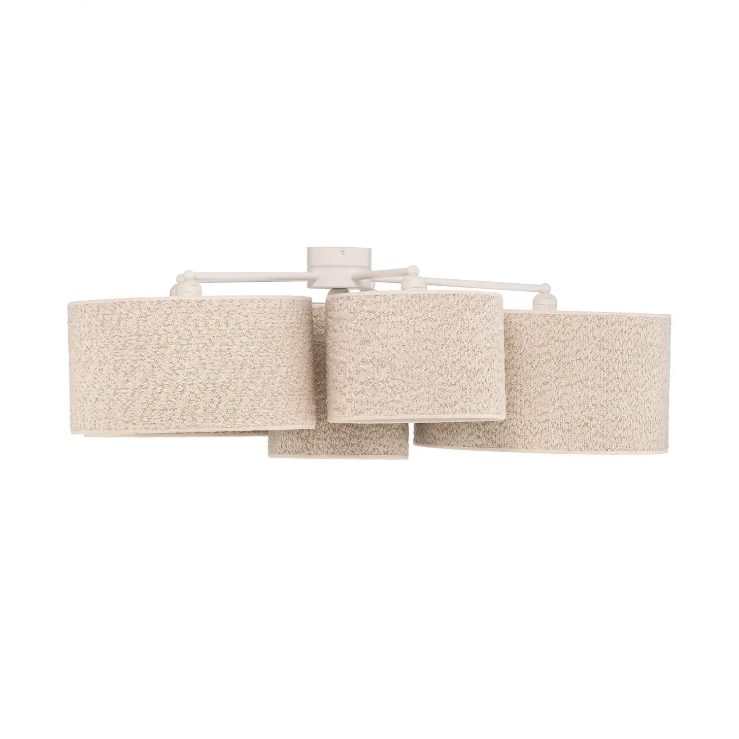 B-Ware Euluna Deckenleuchte Deckenlampe Boucle 6 Flg Ecru Wohnzimmer Beleuchtung  - 5905317600644