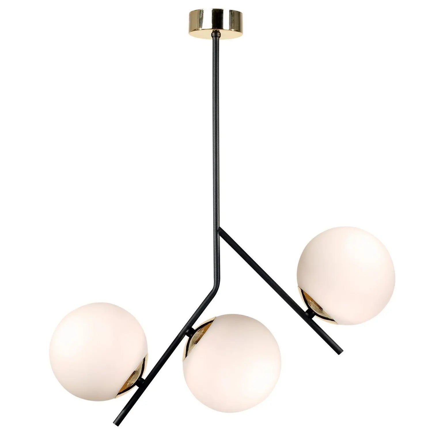 B-Ware Euluna Deckenleuchte Lampe Canzo Glas 3 Flammig Decke ø 52 Cm - 4251911787917