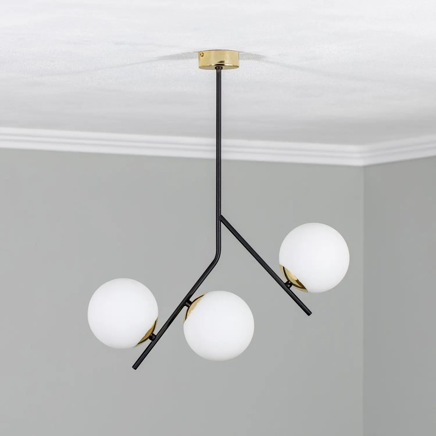 B-Ware Euluna Deckenleuchte Lampe Canzo Glas 3 Flammig Decke ø 52 Cm - 4251911787917