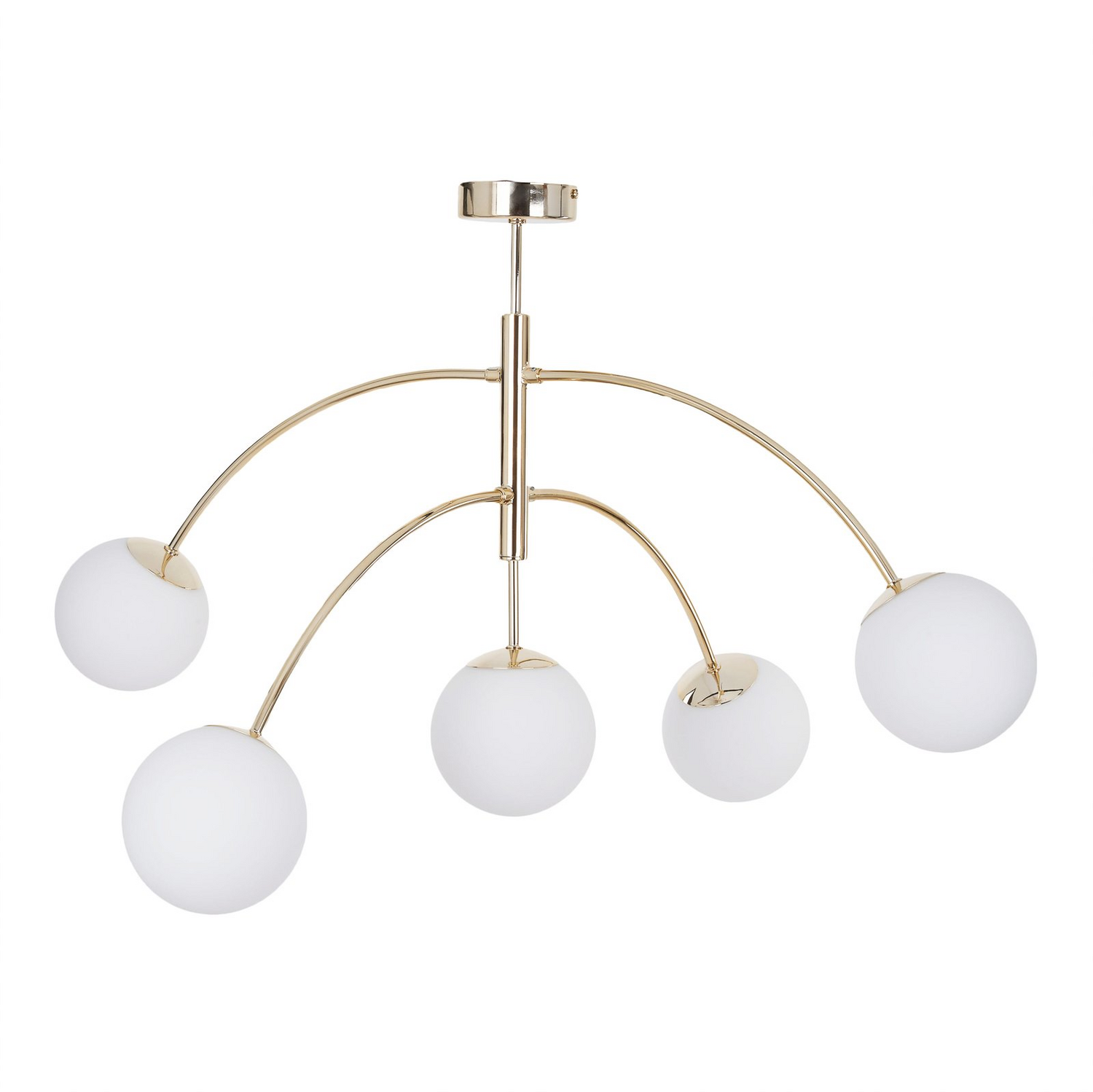 Euluna Deckenleuchte Lampe Karda Deckenlampe Deckenlicht Goldfarben 5 Flammig    B-Ware - 4251911787856