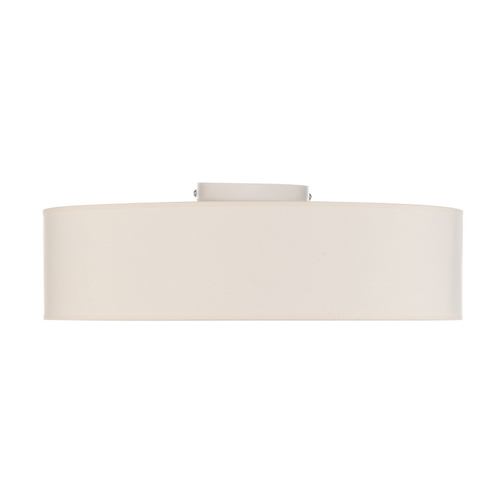 Euluna Deckenleuchte Lampe Stoffschirm Deckenlampe Ecru ø 50 Cm Beige Textil B-Ware - 5905317601764