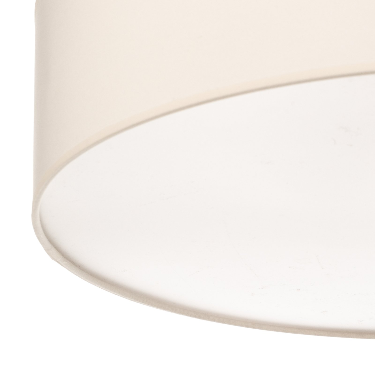 B-Ware Euluna Deckenleuchte Lampe Stoffschirm Deckenlampe Ecru ø 50 Cm Beige Textil