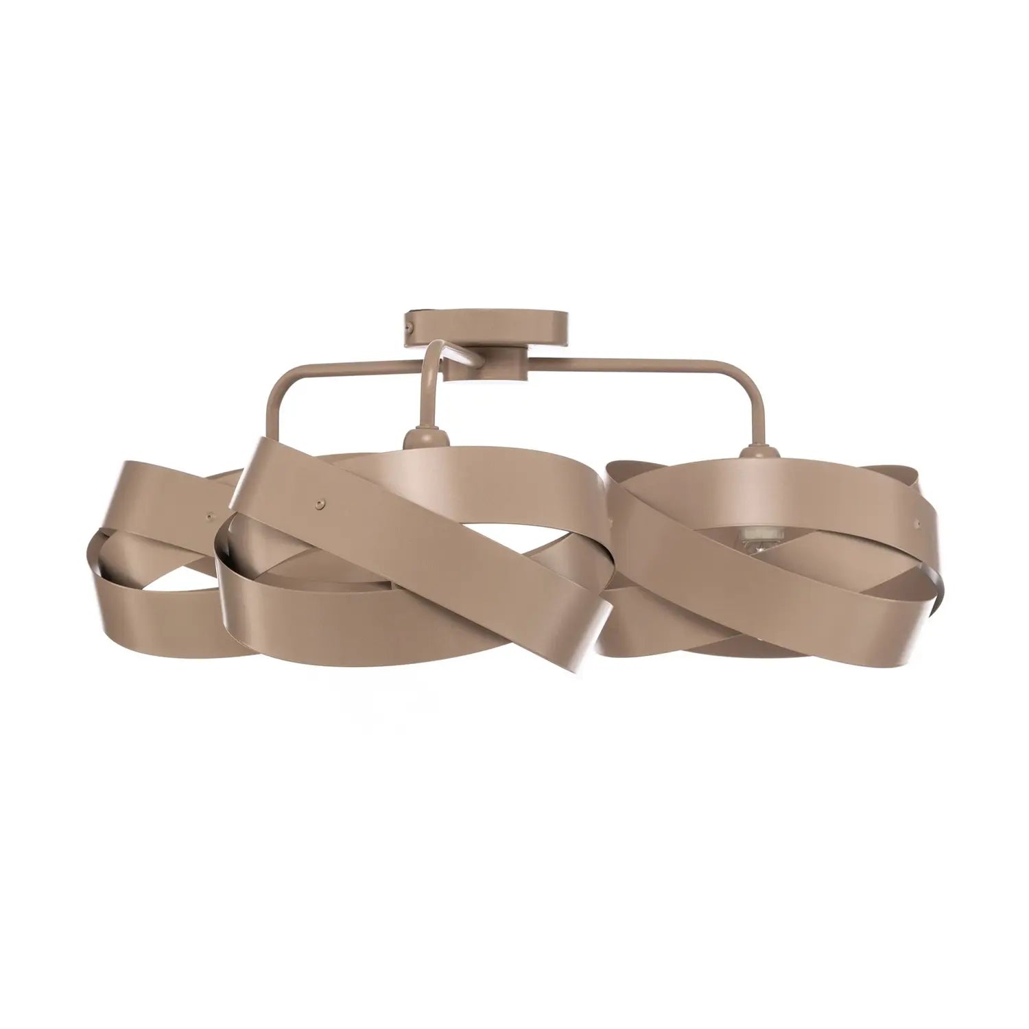 B-Ware Euluna Deckenleuchte Lampe Tornado Deckenbeleuchtung Beige 3 Flammig Metall - 4251911787085