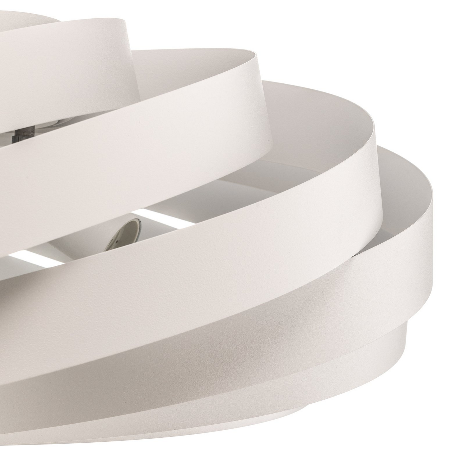 B-Ware Euluna Deckenleuchte Lampe Vento Weiß Metall E27 60 Cm Wohnzimmer Beleuchtung