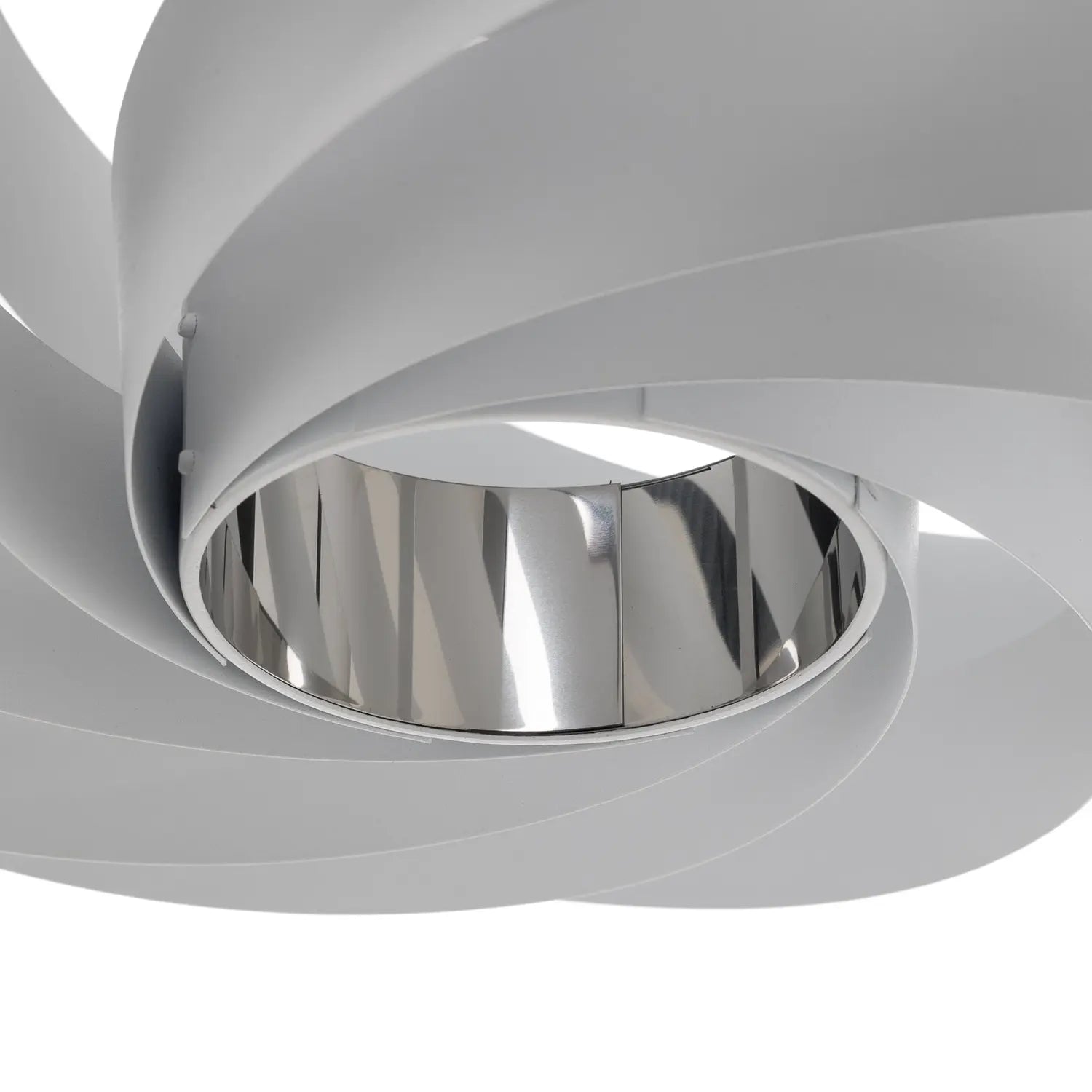 B-Ware Euluna Vento Deckenleuchte Lampe Deckenlampe Hängelampe ø 50 Cm Weiß Metall - 8503823599882