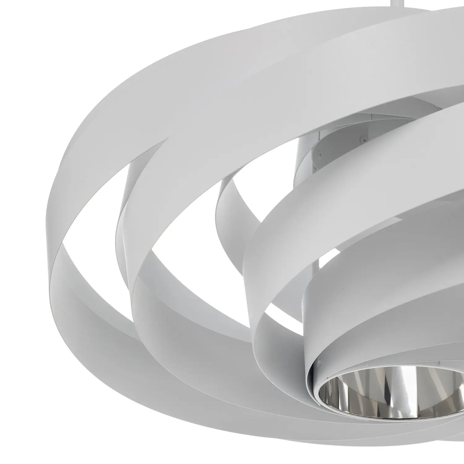 B-Ware Euluna Vento Deckenleuchte Lampe Deckenlampe Hängelampe ø 50 Cm Weiß Metall - 8503823599882