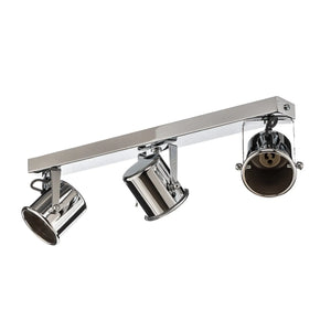 B-Ware Euluna Deckenspot Deckenstrahler Canico Deckenlampe 3flg Chrom Stahl Beleuchtung