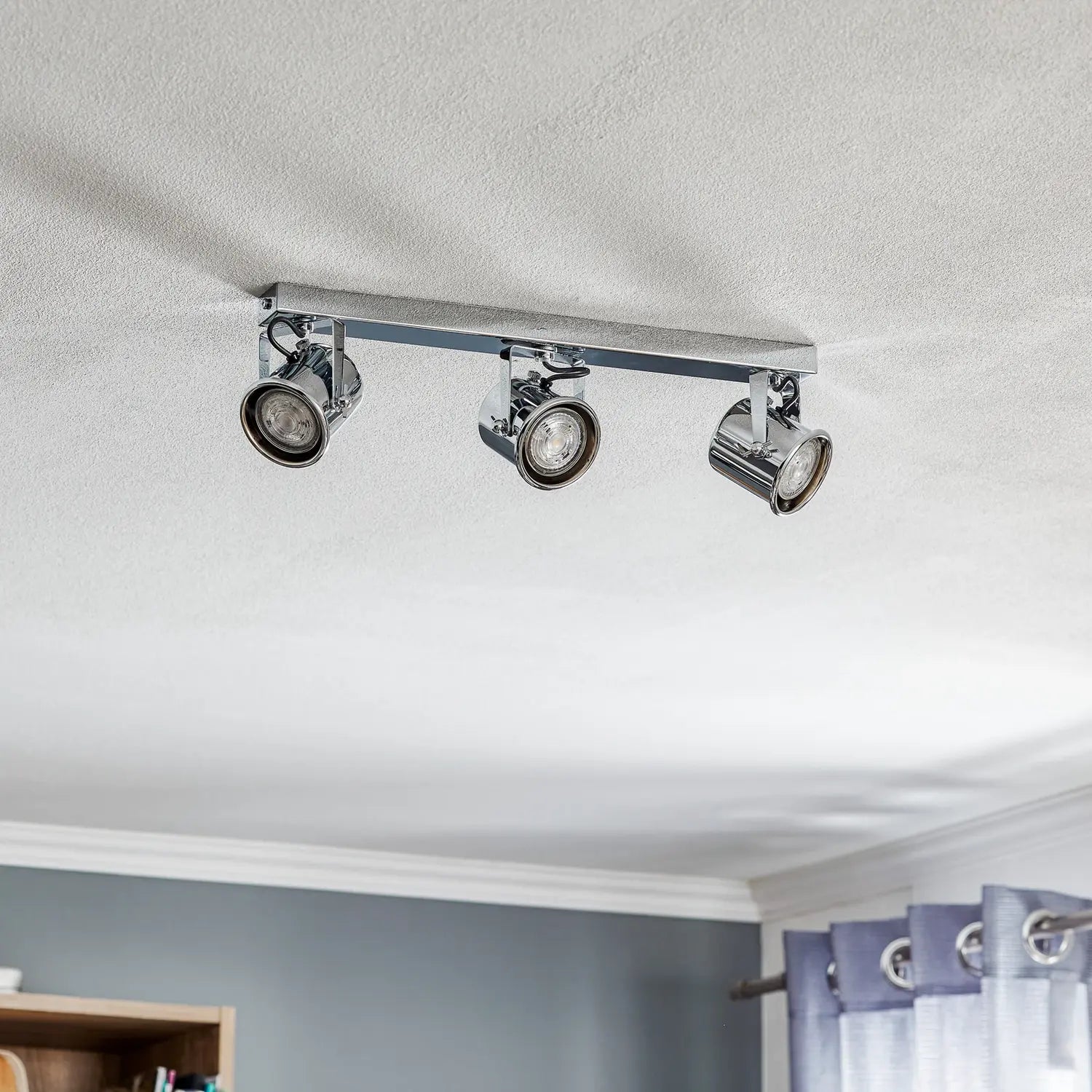 B-Ware Euluna Deckenspot Deckenstrahler Canico Deckenlampe 3flg Chrom Stahl Beleuchtung - 4251911790498