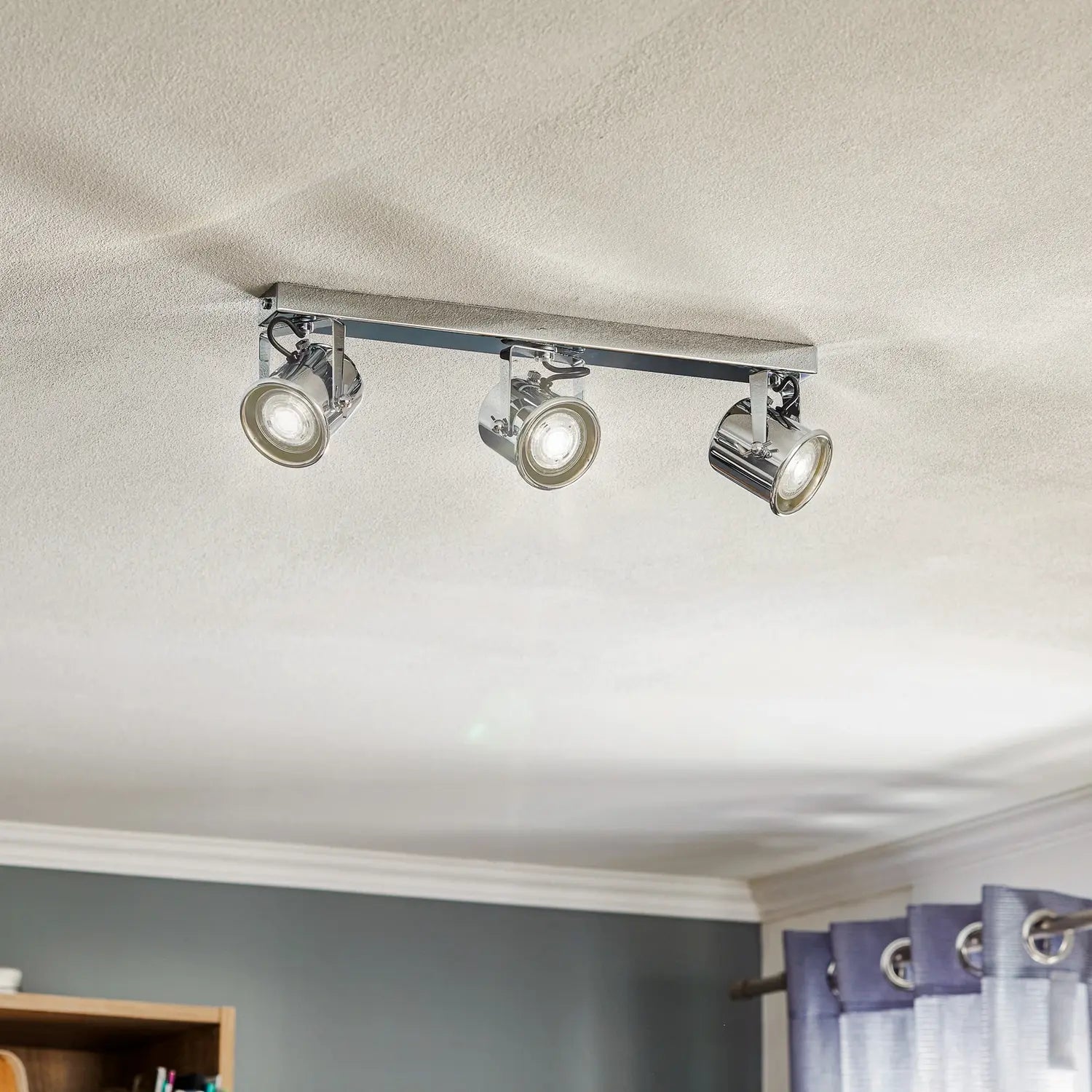 B-Ware Euluna Deckenspot Deckenstrahler Canico Deckenlampe 3flg Chrom Stahl Beleuchtung - 4251911790498