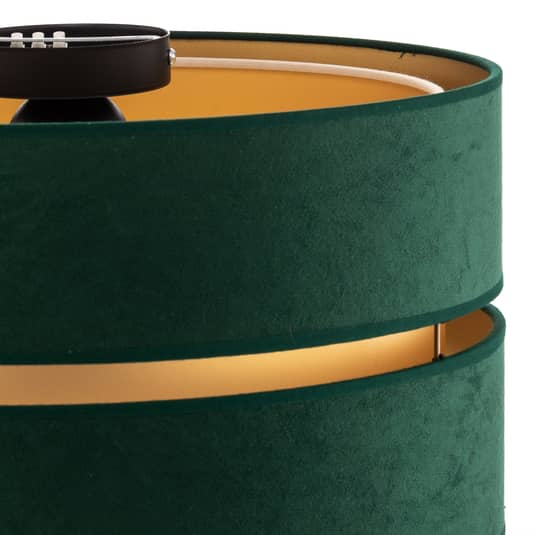 Euluna Deckenlampe Deckenlampe Lampe Leuchte Duo Aus Textil Grün Gold ø40cm B-Ware - 5903689180252