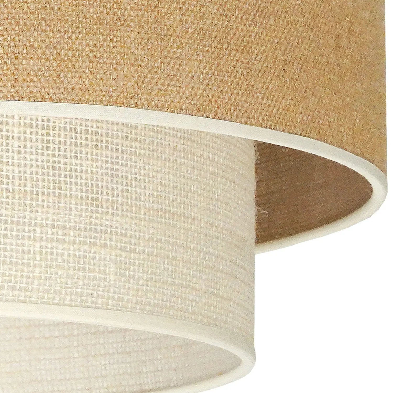 B-Ware Euluna Hängeleuchte Pendelleuchte Boho Jute Naturbraun Weiß Lampe Siehe Text - 4251911790030
