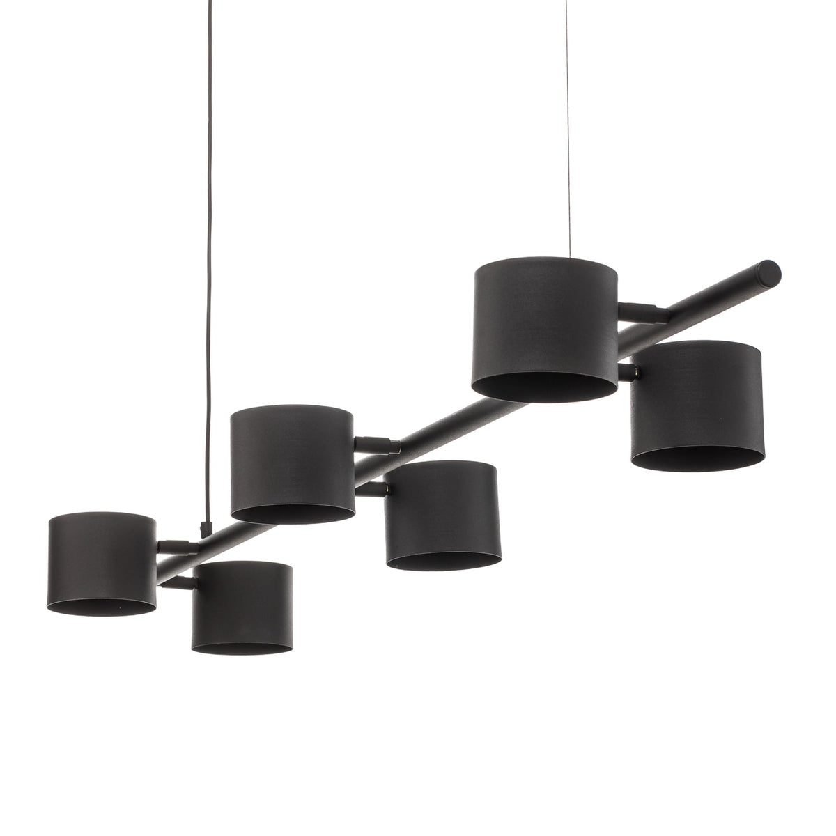 Euluna Hängeleuchte Bot Deckenlampe Pendelleuchte Lampe 6-flammig GU10 schw738 - 5904798652388