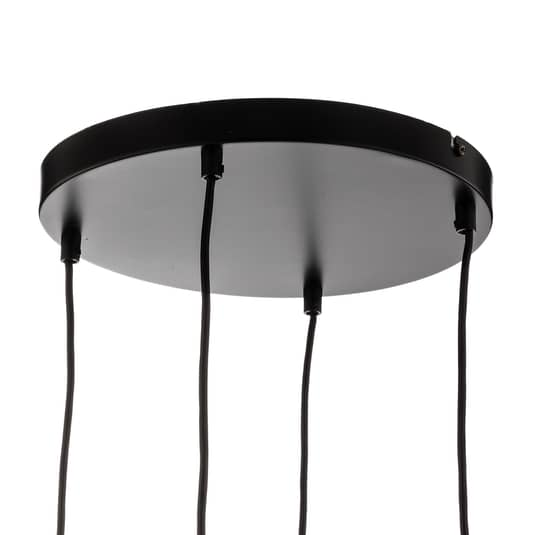 B-Ware Euluna Hängeleuchte Glassy Hängelampe Deckenlampe Lampe Leuchte 4 Flammig Rund - 5901738919075