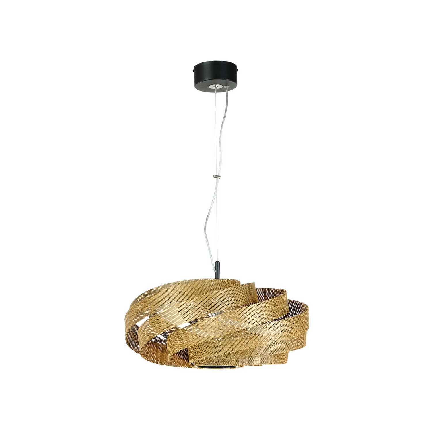 Euluna Hängeleuchte Vento Pendelleuchte Deckenlampe Leuchte Goldfarben ø50cm E27 B-Ware - 4251911787443