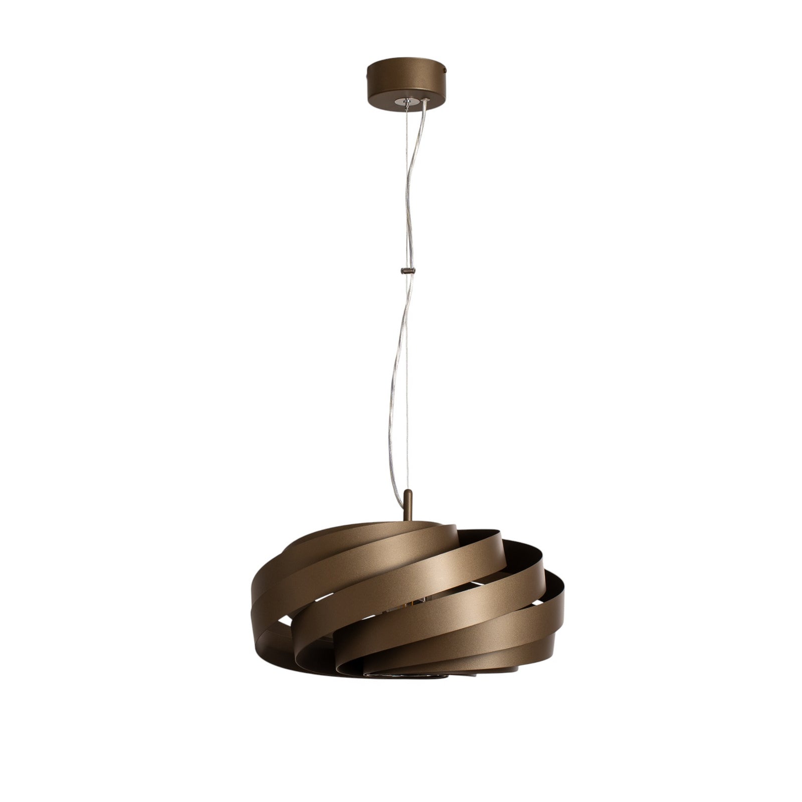 Euluna Vento Hängeleuchte Pendelleuchte Deckenleuchte kaffeebraun Ø 50 cm - 4251911787429