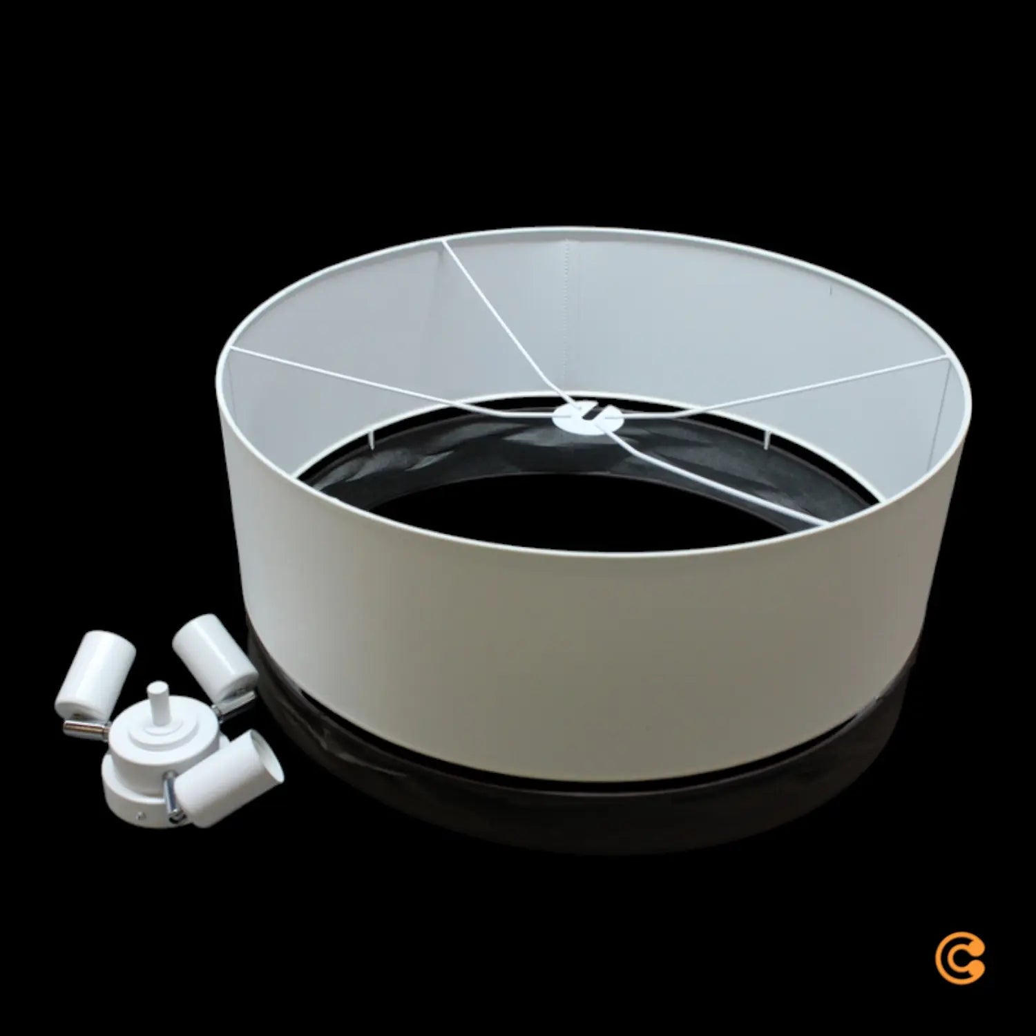 B-Ware Euluna Levo Deckenleuchte ø60cm Deckenlampe Lampe Eiche Ecru Siehe Text/Foto - 5903689187480