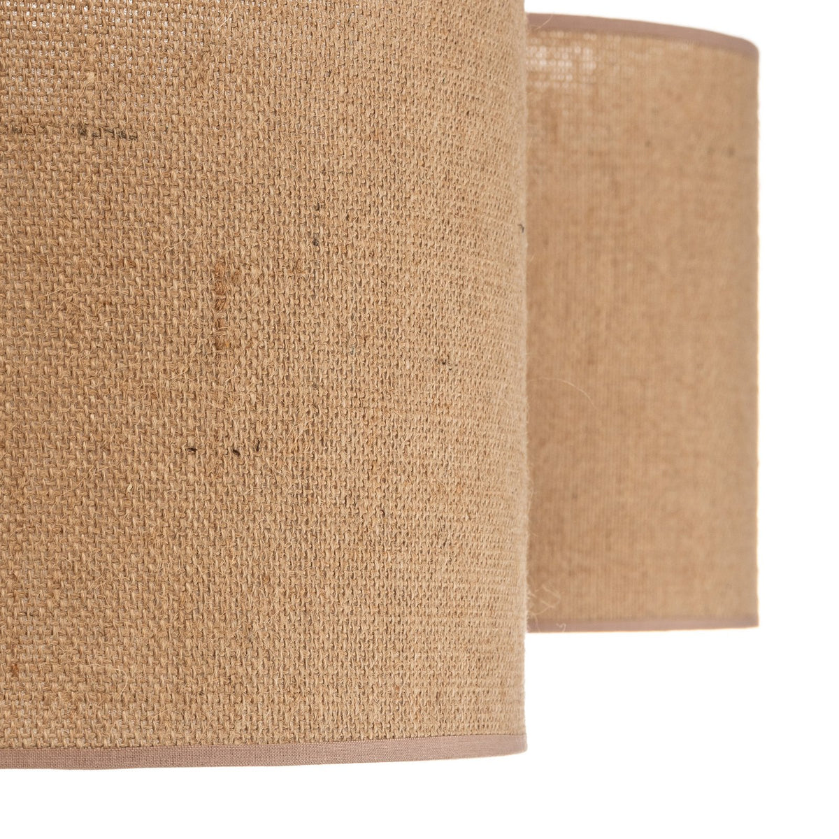 Euluna Deckenleuchte Deckenlampe Lodge Jute Textil Metall beige weiß 4-flammig - 5905317601863