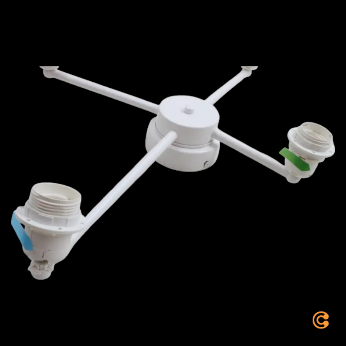 Euluna Lodge Deckenleuchte beige Deckenlampe Lampe Leuchte Spot SIEHE TEXT/FOTO - 5905317601870