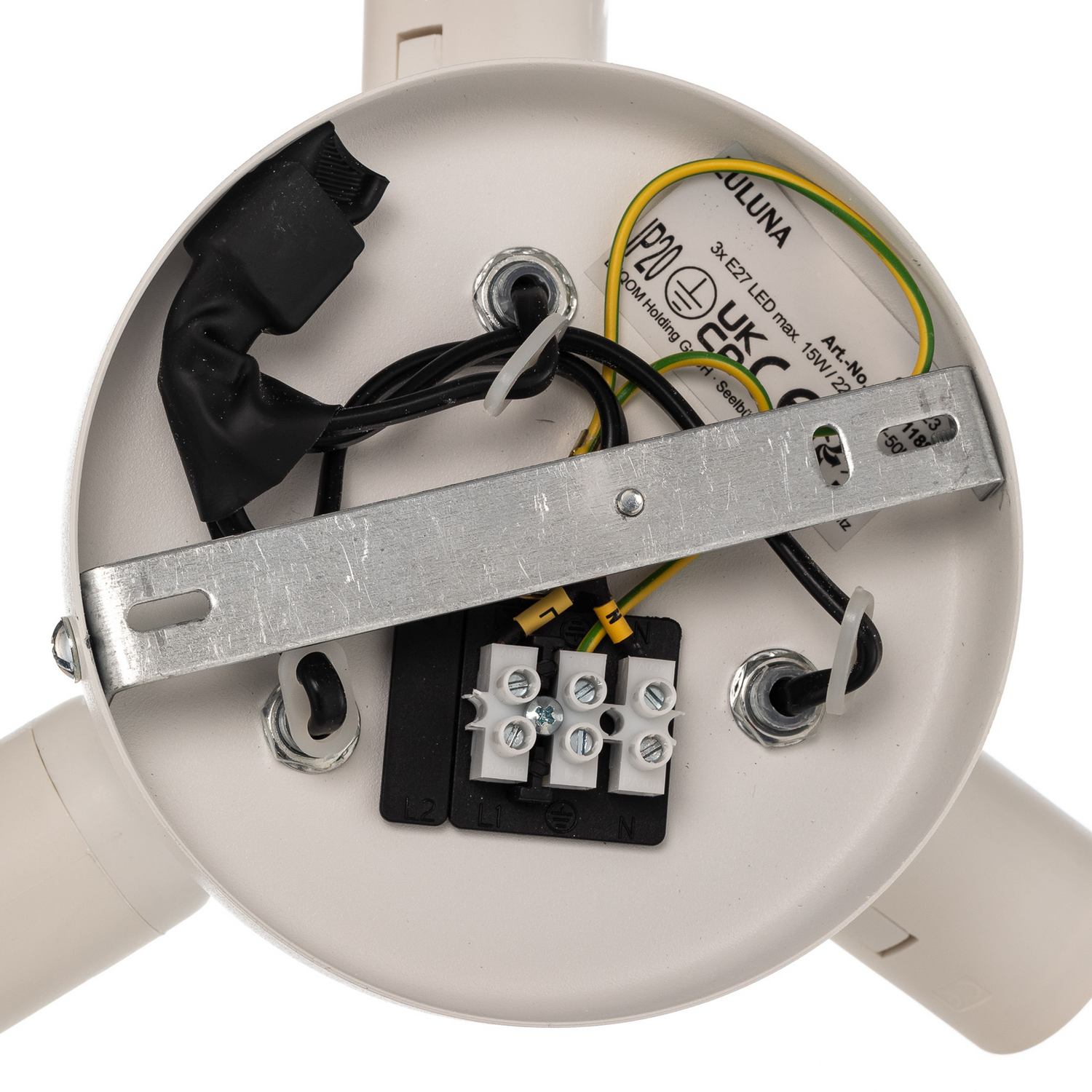 B-Ware Euluna Roller Decke Stoffschirm Lampe Violett ø 40 Cm - 5905317601610