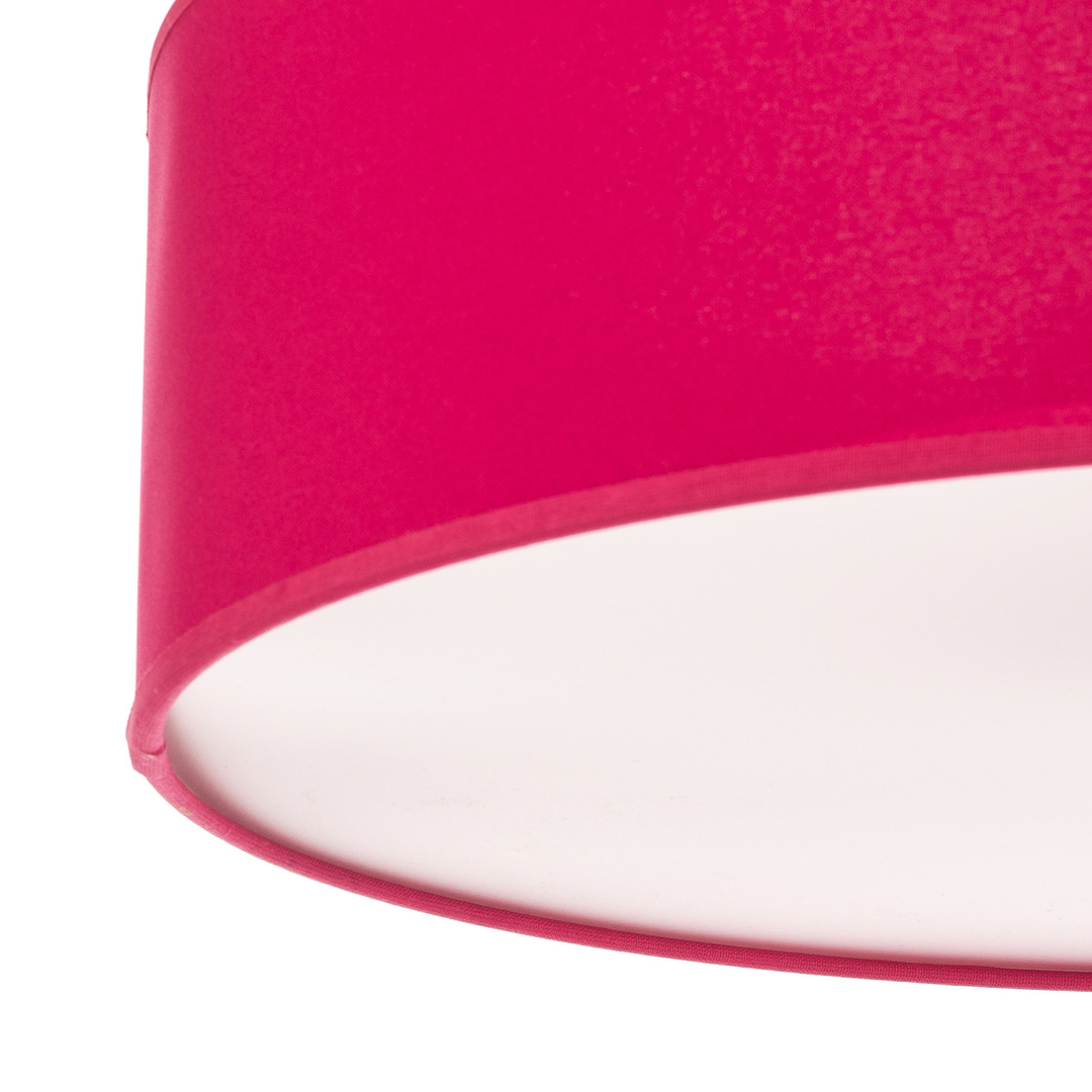 Euluna Roller Deckenlampe Deckenleuchte Lampe Leuchte Led Pink ø 50 Cm Textil B-Ware - 5905317601641