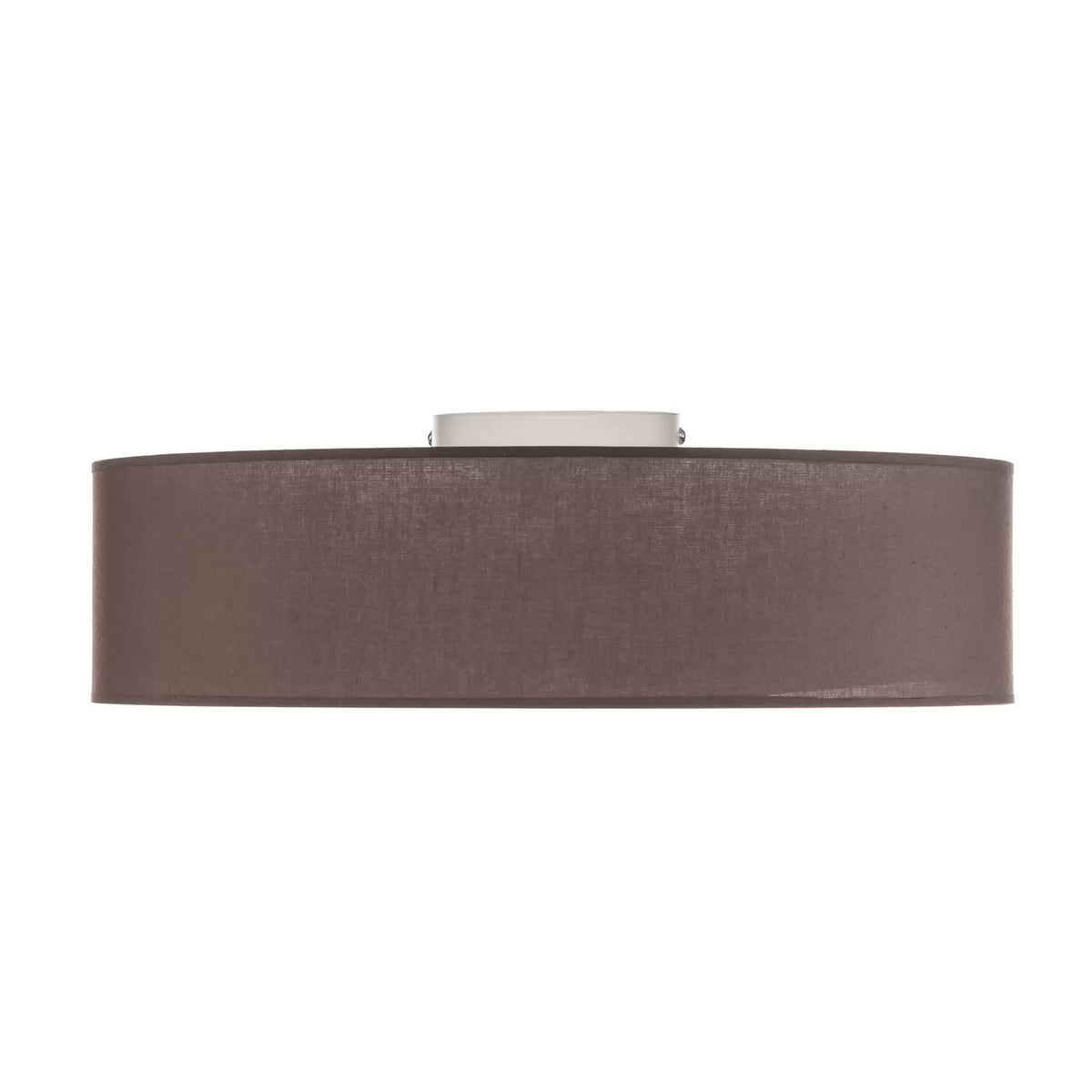 Euluna Roller Decke Deckenlampe Deckenleuchte Lampe Stoffschirm erdfarben Ø50cm - 5905317601702