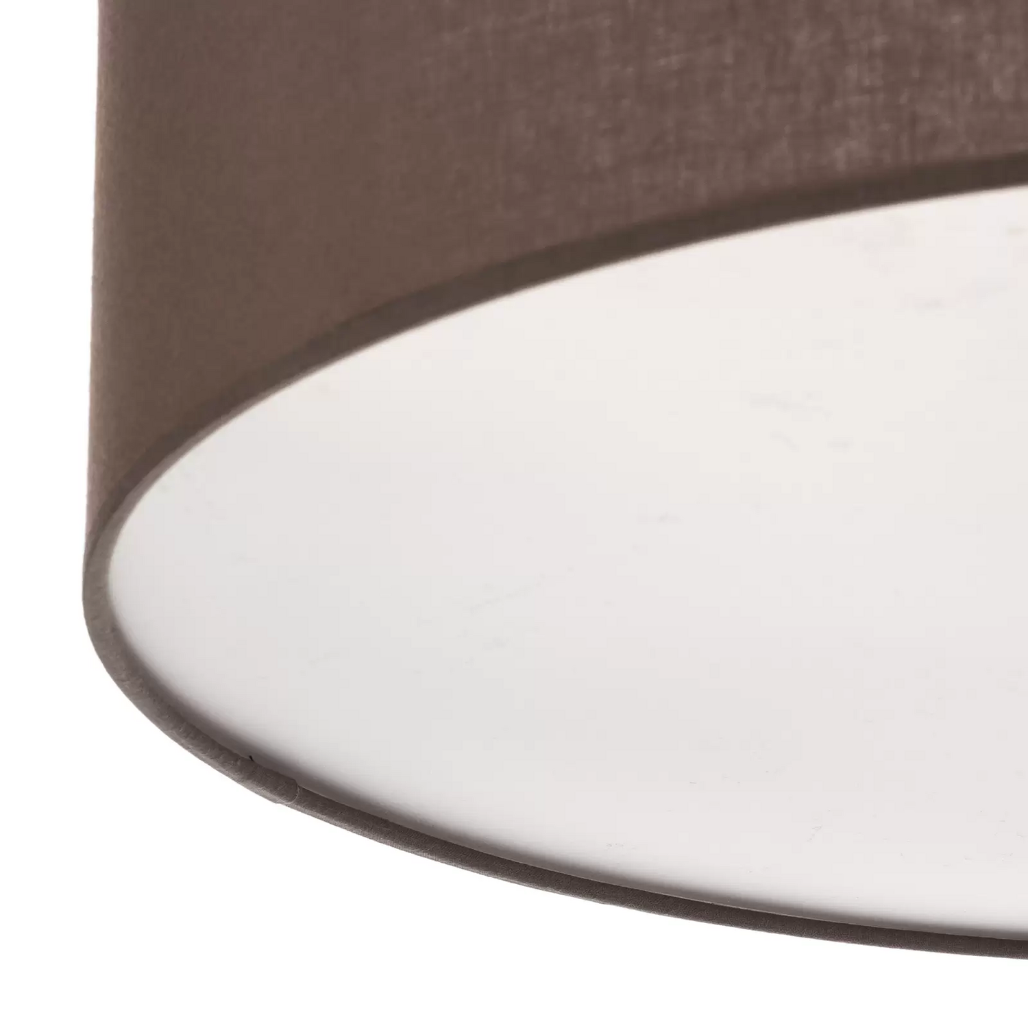 B-Ware Euluna Roller Decke Deckenlampe Deckenleuchte Lampe Stoffschirm Erdfarben ø50cm - 5905317601702