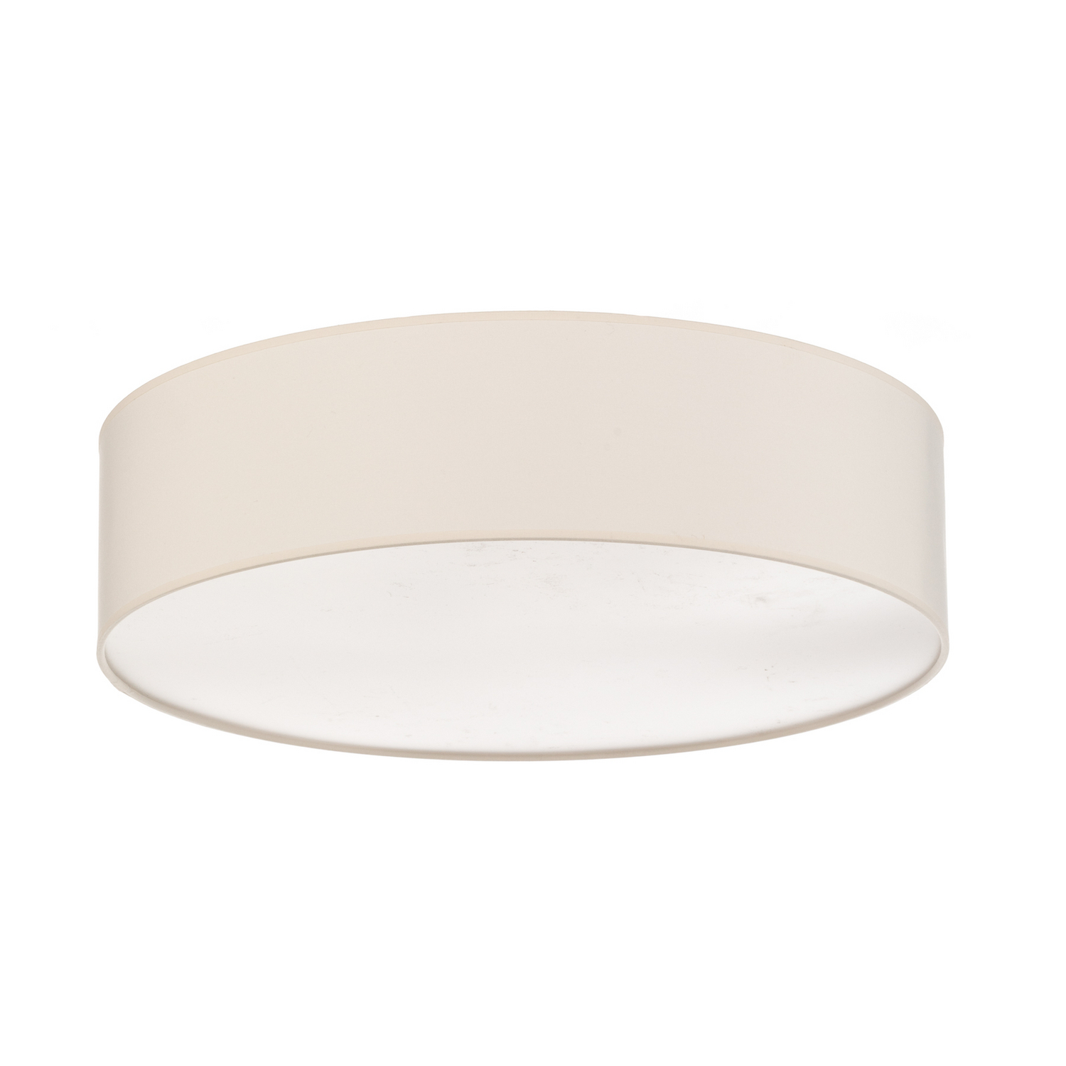 B-Ware Euluna Deckenleuchte Lampe Stoffschirm Deckenlampe Ecru ø 50 Cm Beige Textil