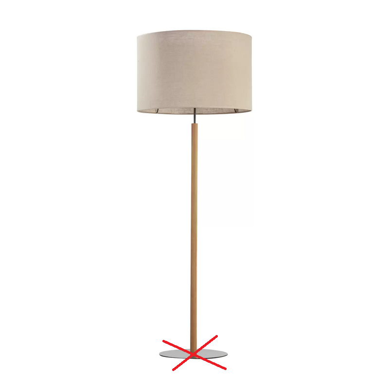 Euluna Stehleuchte Deva Nature Standleuchte Stehlampe Lampe Leuchte Siehe Text B-Ware - 10021265
