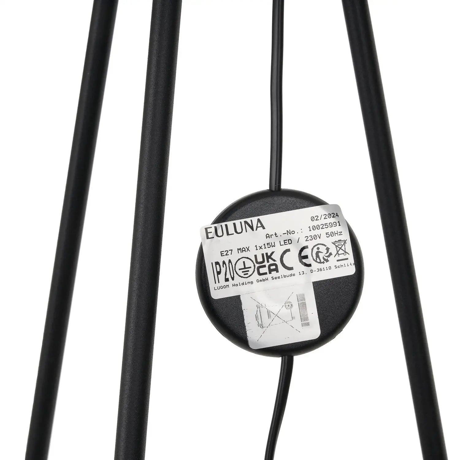 B-Ware Euluna Stehleuchte Zofia Stehlampe Lampe Goldfarben Beleuchtung Wohnzimmer - 4251911787771