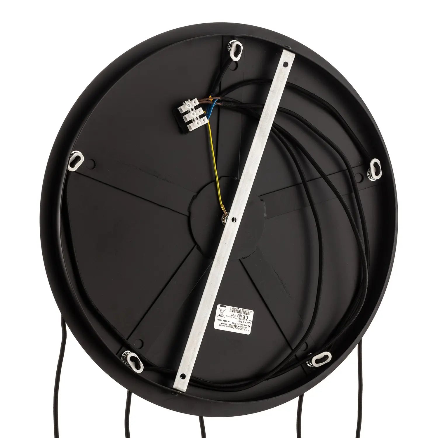 B-Ware Euluna Pendelleuchte Hängelampe Svala Rondell Rauchgrau Schwarz Glas E27 Led - 4251911797589