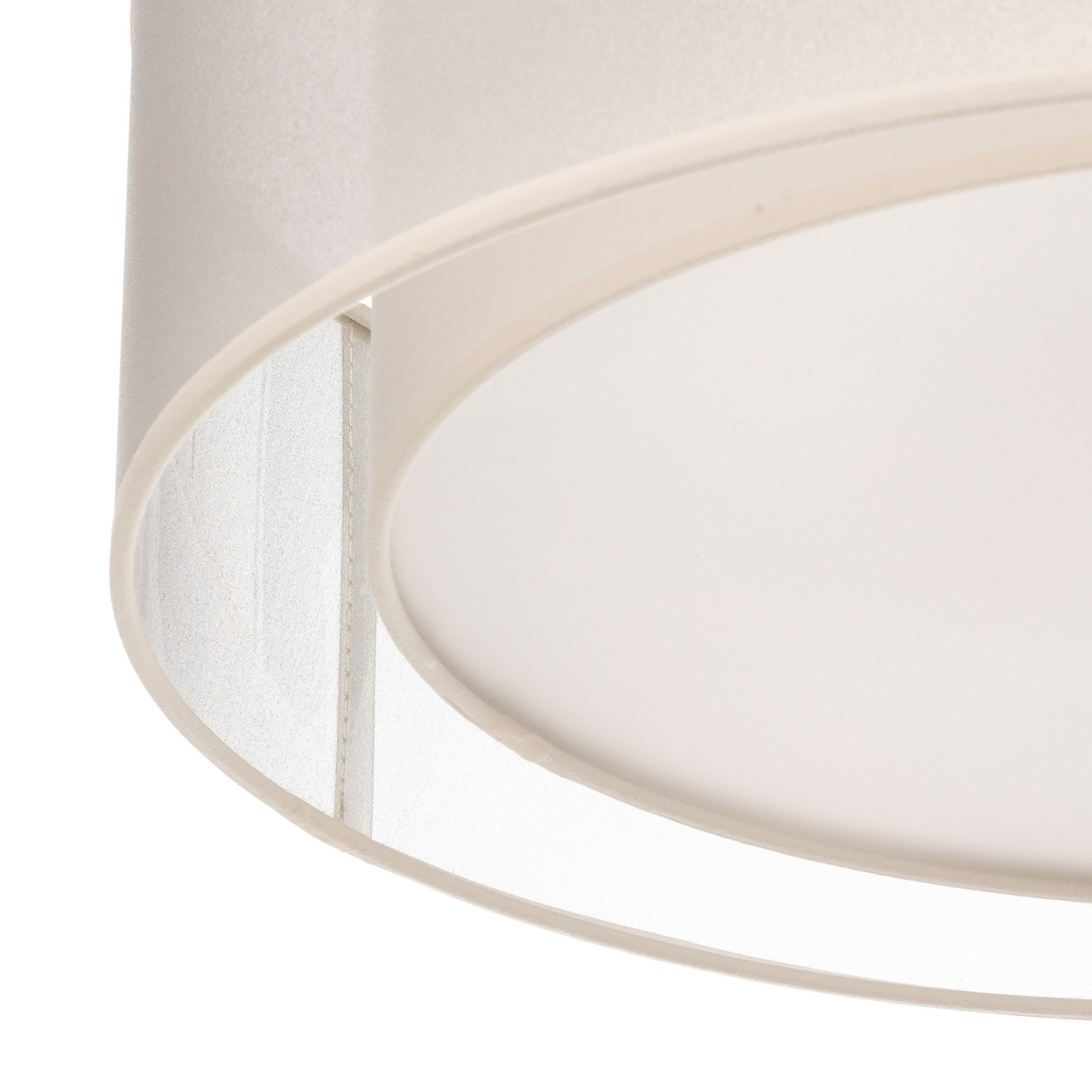 Euluna Tibu Deckenleuchte Lampe Textil Leuchte ø50cm Ecru Deckenlampe Spot Licht B-Ware