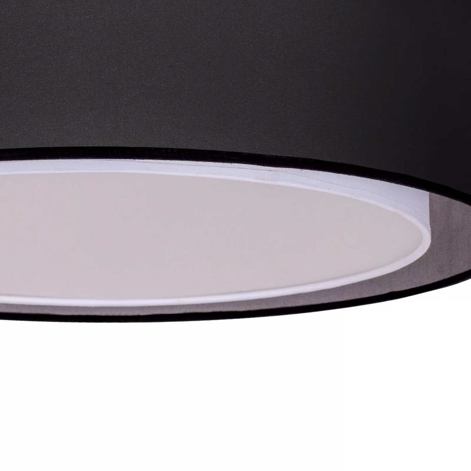 B-Ware Euluna Tibu Deckenleuchte Textil Deckenlampe Leuchte Wohnzimmerlampe Schwarz E27 - 5905317601818