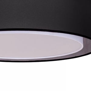 B-Ware Euluna Tibu Deckenleuchte Textil Deckenlampe Leuchte Wohnzimmerlampe Schwarz E27
