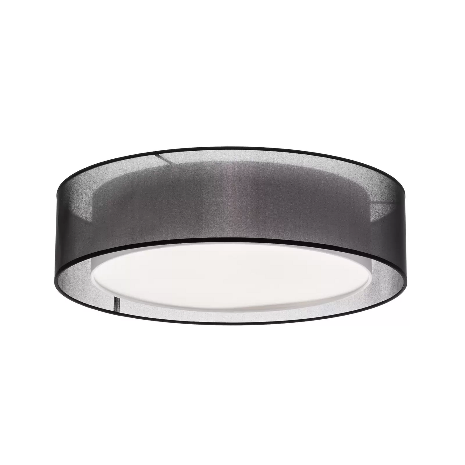 B-Ware Euluna Tibu Deckenleuchte Textil Deckenlampe Leuchte Wohnzimmerlampe Schwarz E27 - 5905317601818