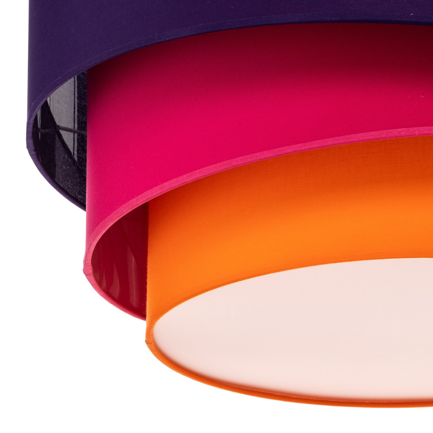 Euluna Deckenlampe Trio Max Deckenleuchte Lampe ø60 Cm Violett Pink Orange B-Ware - 5905317601580