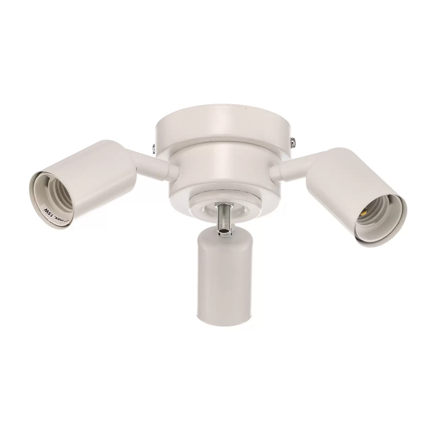 B-Ware Euluna Trio Max Decke ø60cm Cappuccino Ecru Grau E27 Deckenleuchte Lampe Leuc117