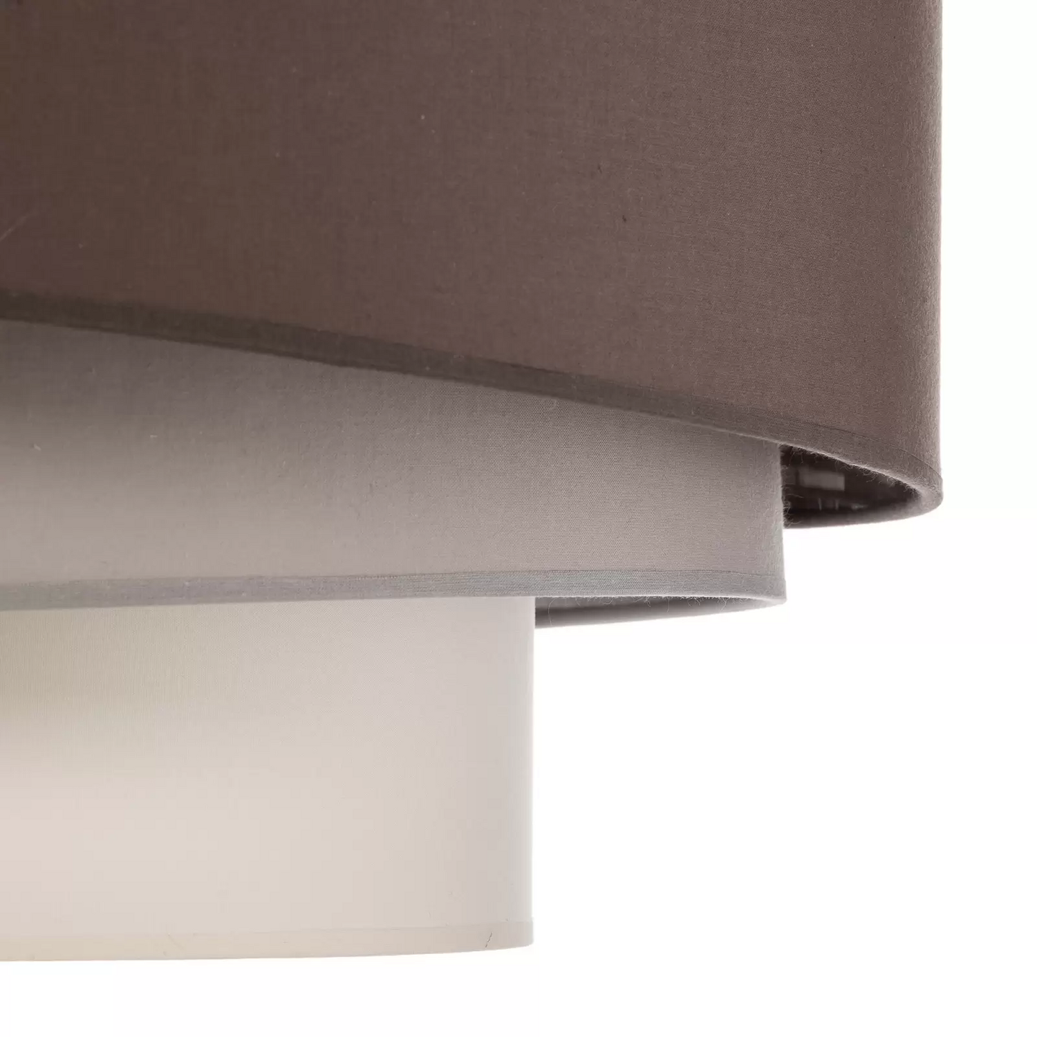 B-Ware Euluna Trio Max Decke ø60cm Cappuccino Ecru Grau E27 Deckenleuchte Lampe Leuc117