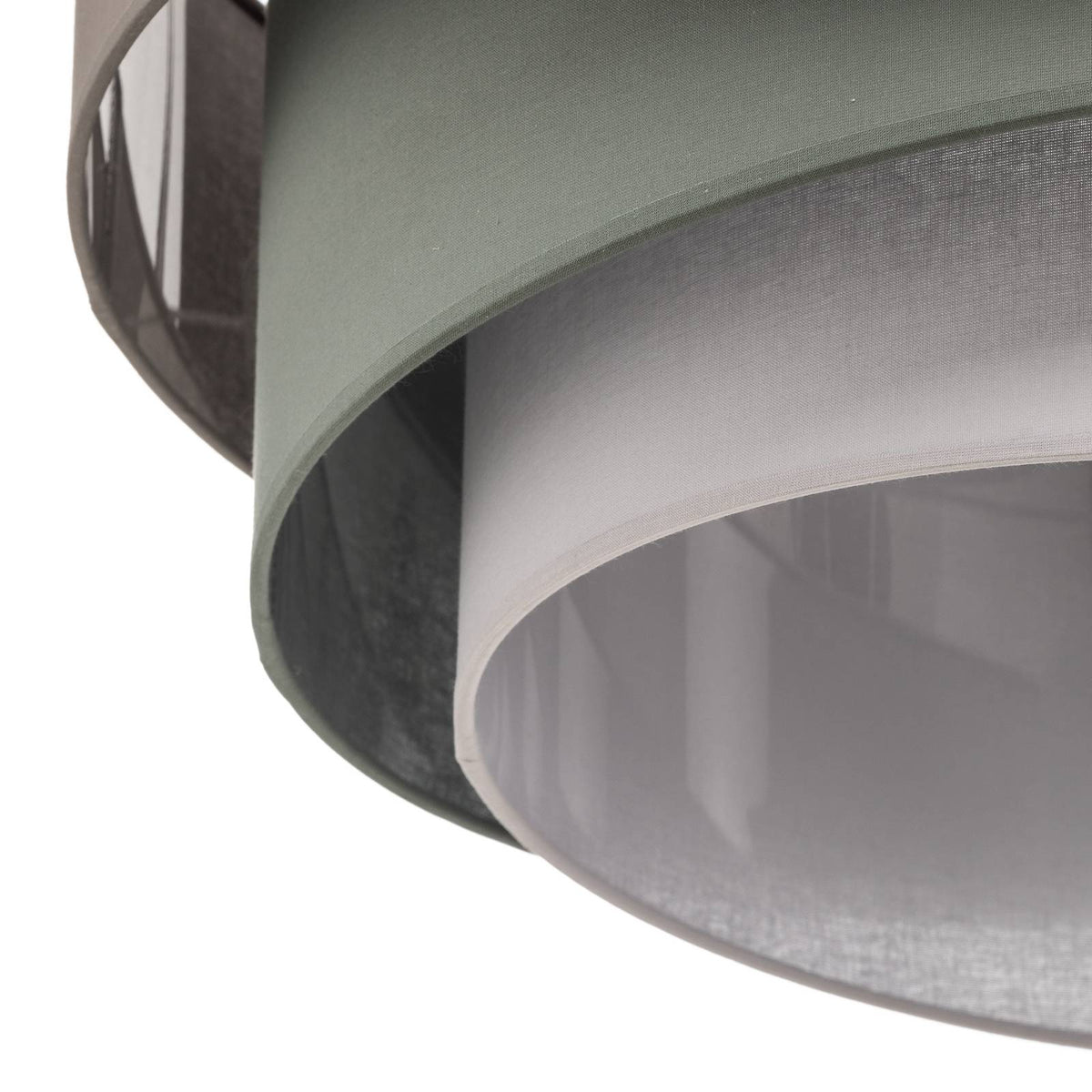Euluna Deckenleuchte Trio monocolor Deckenlampe Lampe Leuchte mit Stoffschirm - 5903689182676