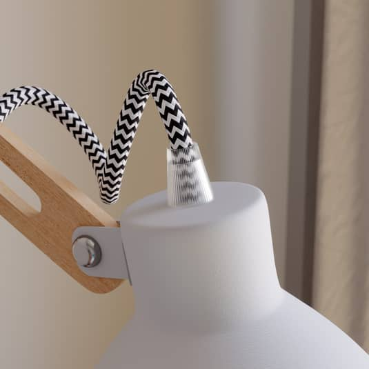 B-Ware Euluna Wandlampe Skansen Wandleuchte Leselampe Lampe Leuchte Verstellbar Weiß - 5907687438278