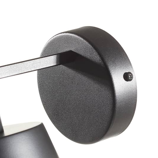 B-Ware Euluna Wandleuchte Dunka Wandleuchte Wandlicht Leuchte Metall Einflammig Schwarz - 11805693633182